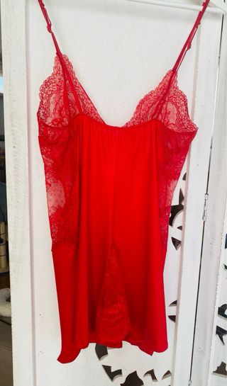Babydoll rojo La Perla - Talla IT 3