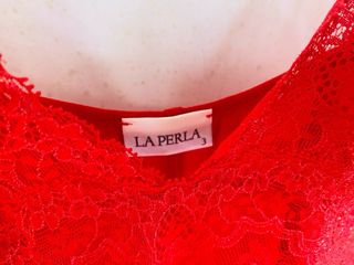 Babydoll rojo La Perla - Talla IT 3