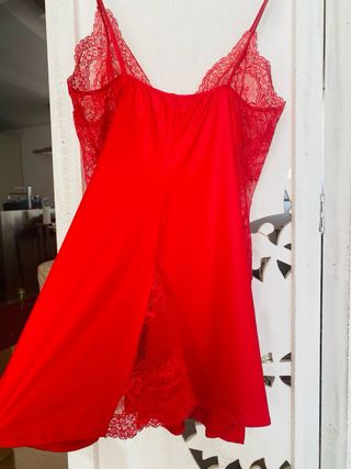 Babydoll rojo La Perla - Talla IT 3