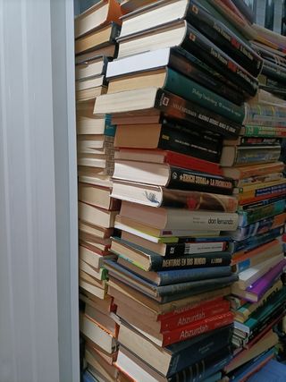 Lote Más de 500 libros, Novela, literatura(0'32€)