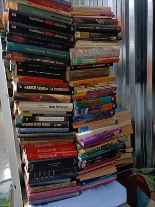 Lote Más de 500 libros, Novela, literatura(0'32€)