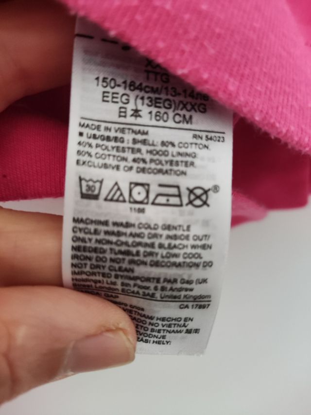 Sudadera GAP niña talla 164