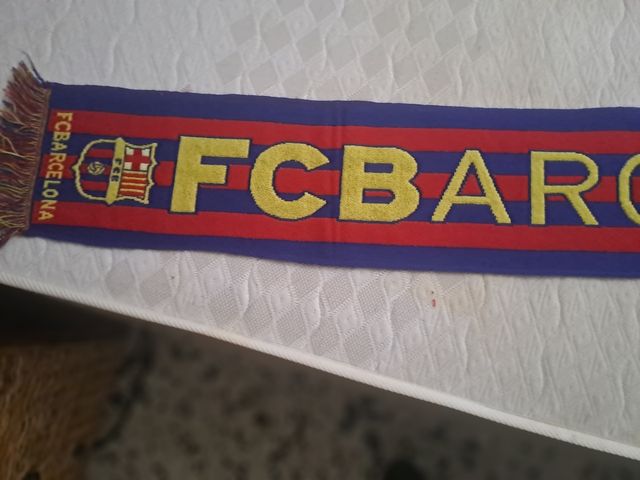 Bufanda FC Barcelona - Azul y Roja de lana