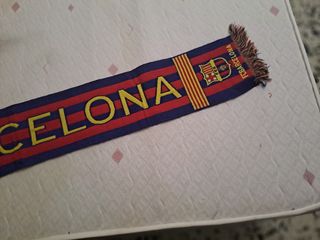 Bufanda FC Barcelona - Azul y Roja de lana
