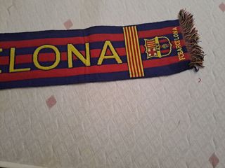 Bufanda FC Barcelona - Azul y Roja de lana