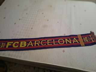 Bufanda FC Barcelona - Azul y Roja de lana