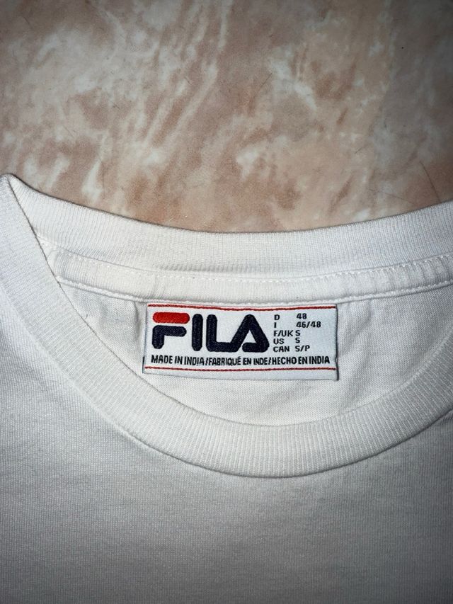 Maglia Fila bianca Uomo