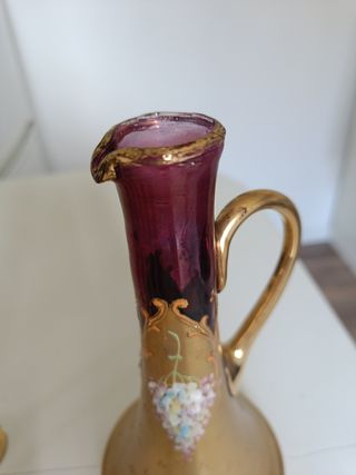 1950,Servizio Murano liquore, decanter e bicchieri