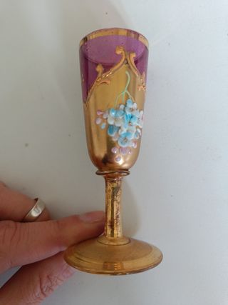 1950,Servizio Murano liquore, decanter e bicchieri