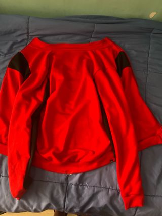 Chaqueta Deportiva Decathlon Rojo-Negro