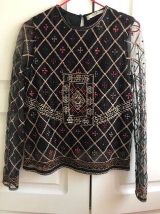 Blusa Zara fiesta