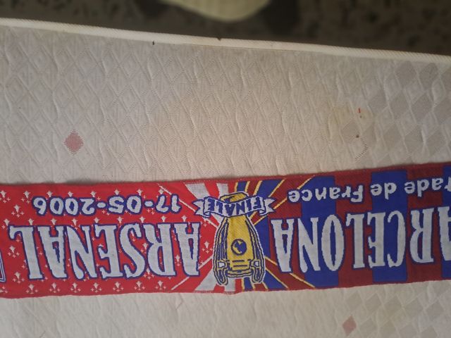 Bufanda Barça-Arsenal 2009 de kana