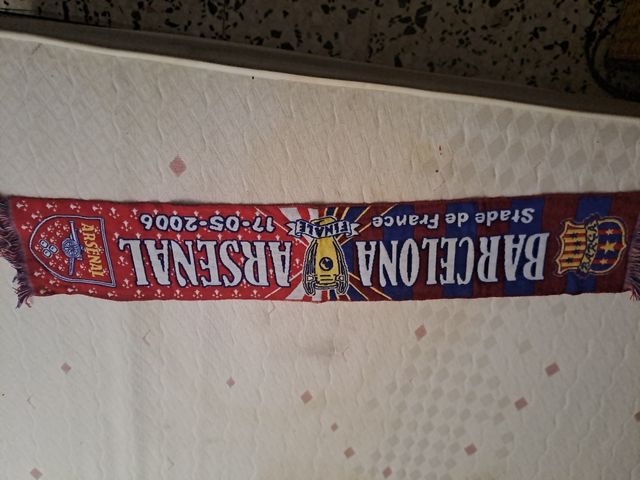 Bufanda Barça-Arsenal 2009 de kana