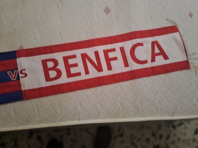 Bufanda Barça vs Benfica de lana