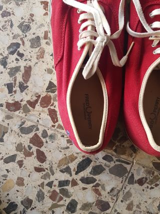 Zapatillas rojas Fred Perry - 45