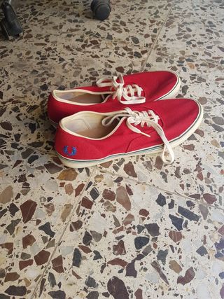 Zapatillas rojas Fred Perry - 45