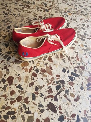 Zapatillas rojas Fred Perry - 45