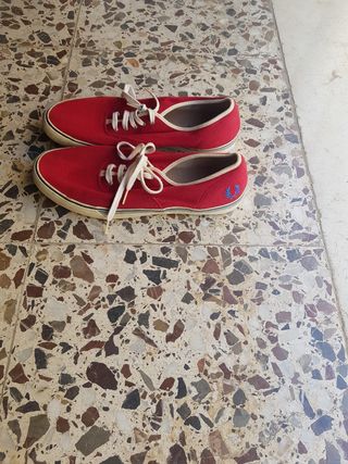 Zapatillas rojas Fred Perry - 45