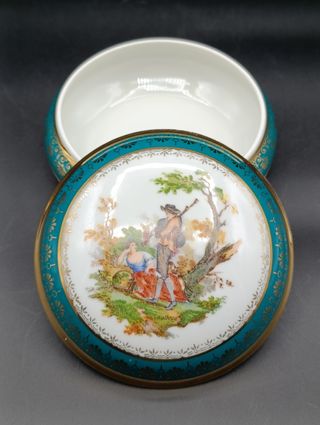 Caja porcelana Limoges vintage