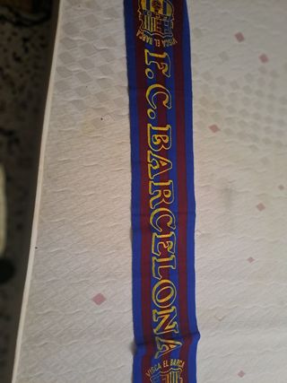 Bufanda FC Barcelona - Azul y Marrón