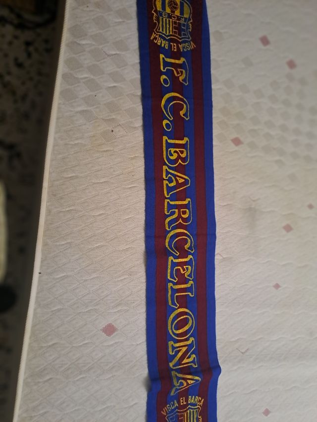 Bufanda FC Barcelona - Azul y Marrón
