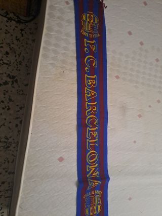 Bufanda FC Barcelona - Azul y Marrón