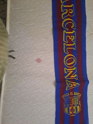 Bufanda FC Barcelona - Azul y Marrón