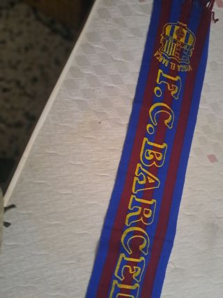 Bufanda FC Barcelona - Azul y Marrón