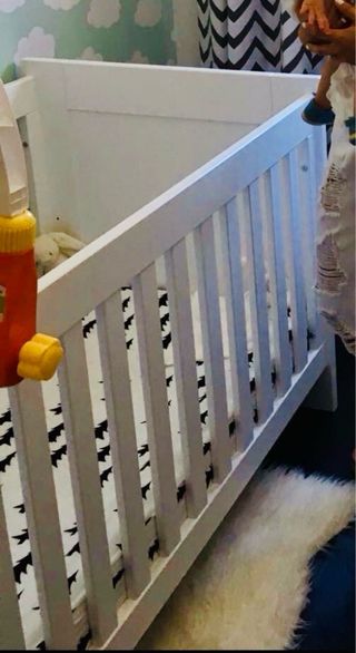 Maxicuna convertible en cama Bopita de madera