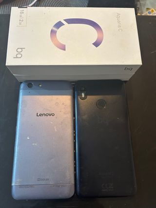 2 iPhone para reparar - Rose Gold & Silver