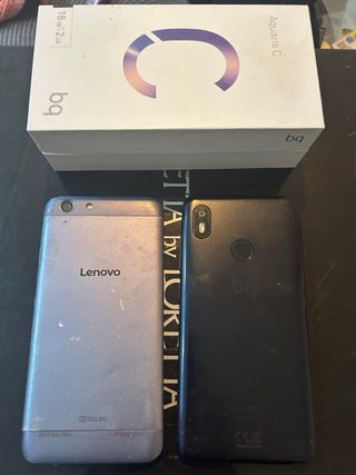 2 iPhone para reparar - Rose Gold & Silver