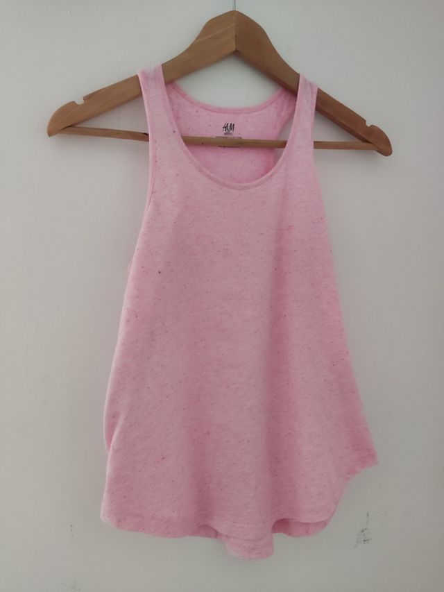 Camiseta tirantes rosa HM 10-12 años