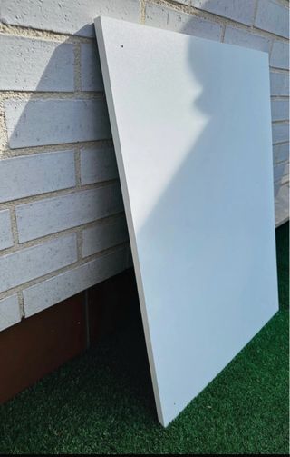 Espejo minimalista plata 56x50cm