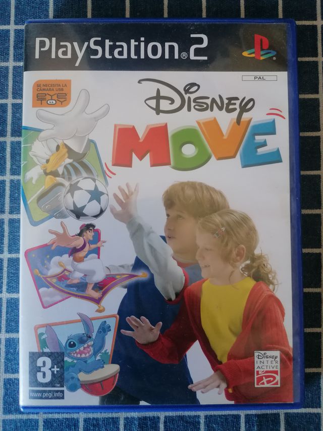 🇪🇸 PS2 EYETOY DISNEY MOVE ORIGINAL COMPLETO