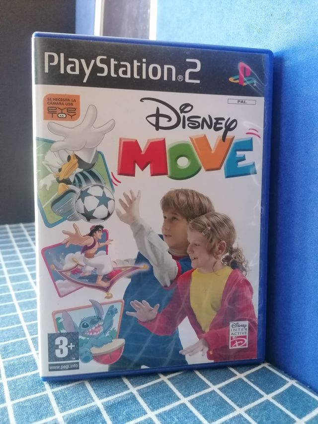 🇪🇸 PS2 EYETOY DISNEY MOVE ORIGINAL COMPLETO
