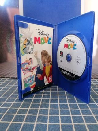 PS2 EYETOY DISNEY MOVE ORIGINAL COMPLETO