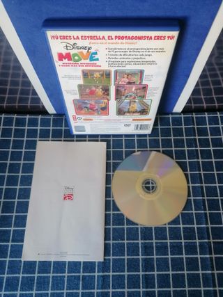 PS2 EYETOY DISNEY MOVE ORIGINAL COMPLETO