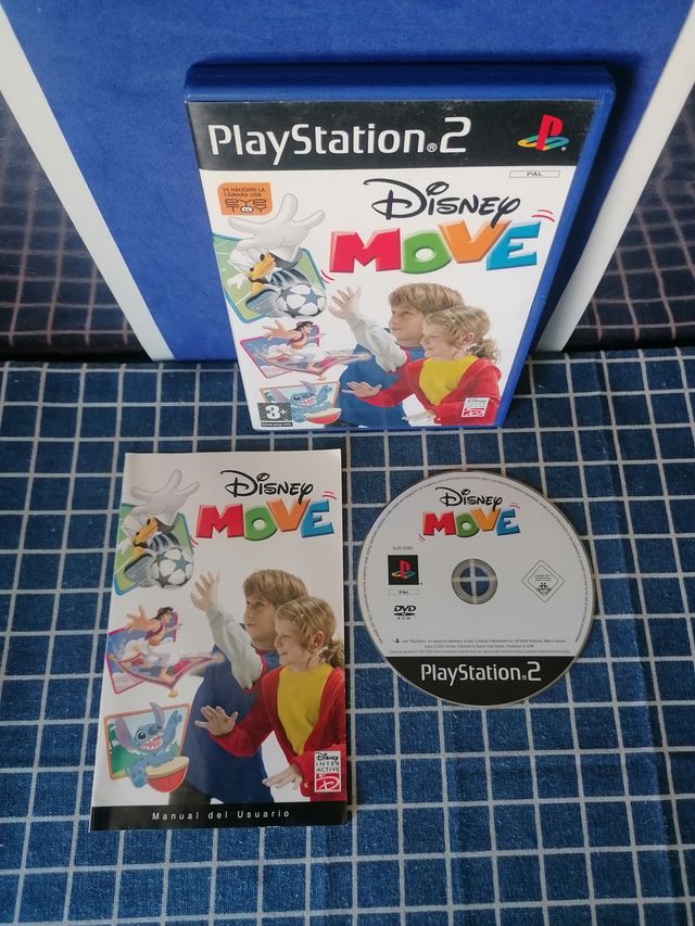 🇪🇸 PS2 EYETOY DISNEY MOVE ORIGINAL COMPLETO
