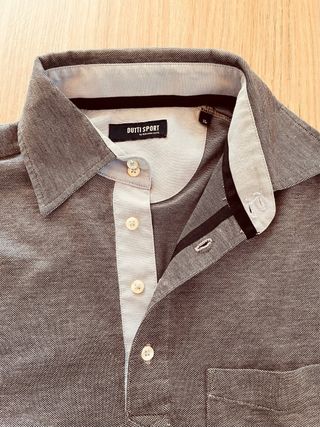 Polo Massimo Dutti gris - M