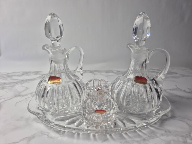 Set da tavola in cristallo