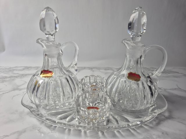 Set da tavola in cristallo