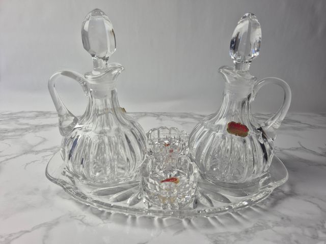 Set da tavola in cristallo