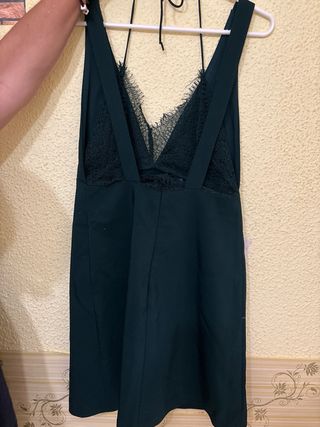 Vestido Zara verde - Talla S