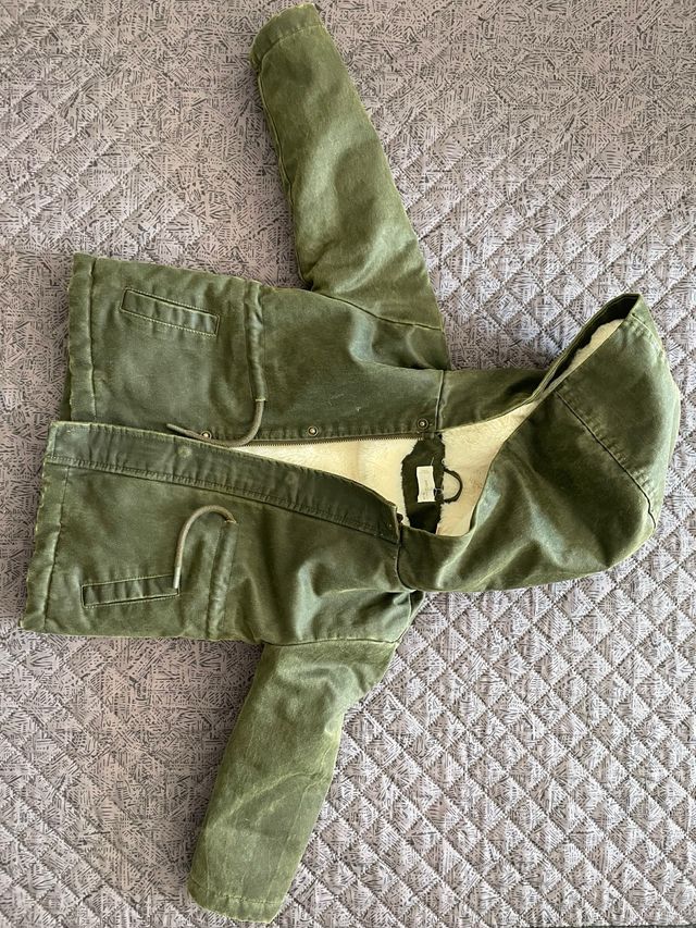 Chaqueta MNG verde oliva niño /a 98cm