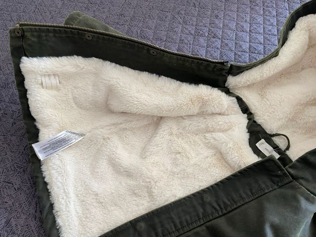 Chaqueta MNG verde oliva niño /a 98cm