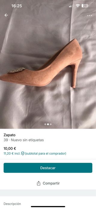 Salones beige - Talla 39