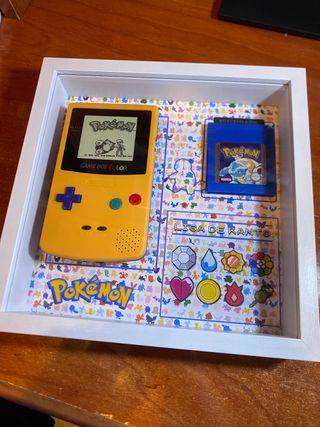Cuadro Game Boy Color Pokémon Azul