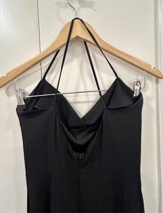 Vestido negro largo elegante