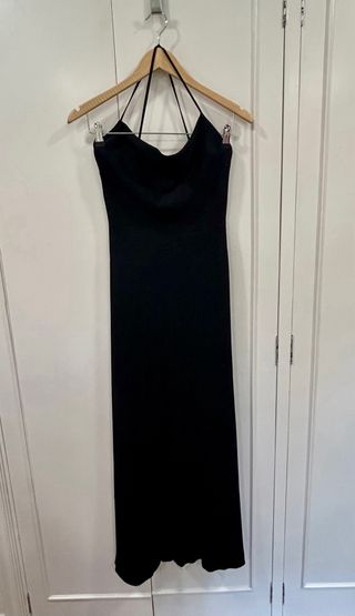 Vestido negro largo elegante