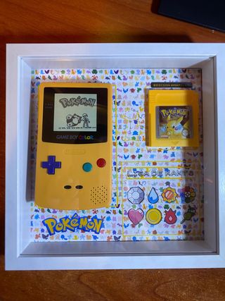 Cuadro Game Boy Color Pokémon Amarillo
